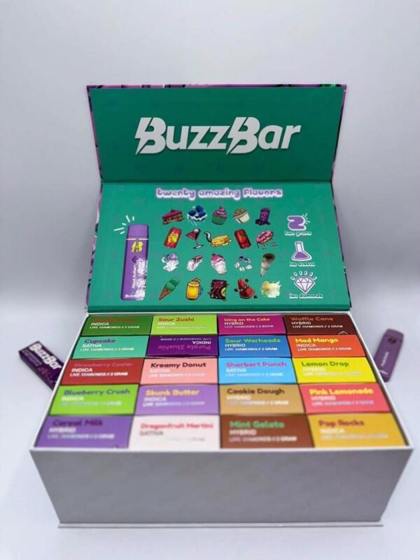 Buzzbar Brand 20 Amazing Flavors Indical - BUZZ BAR OFFICIAL SHOP